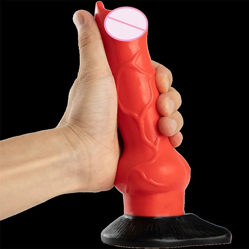 Unisex Masturbator/Anal Plug Massager Simulation Dildo