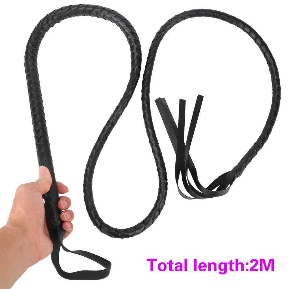 2m Long Sex Whip Spanking Paddle Erotic Toys