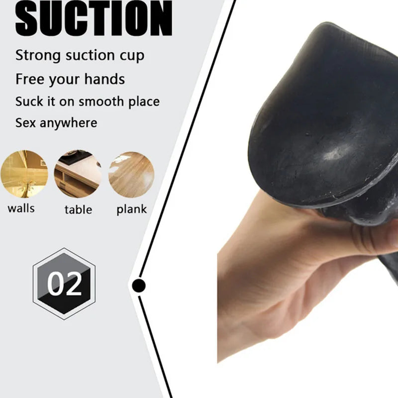 Unisex Masturbator/Anal Plug Massager Simulation Dildo