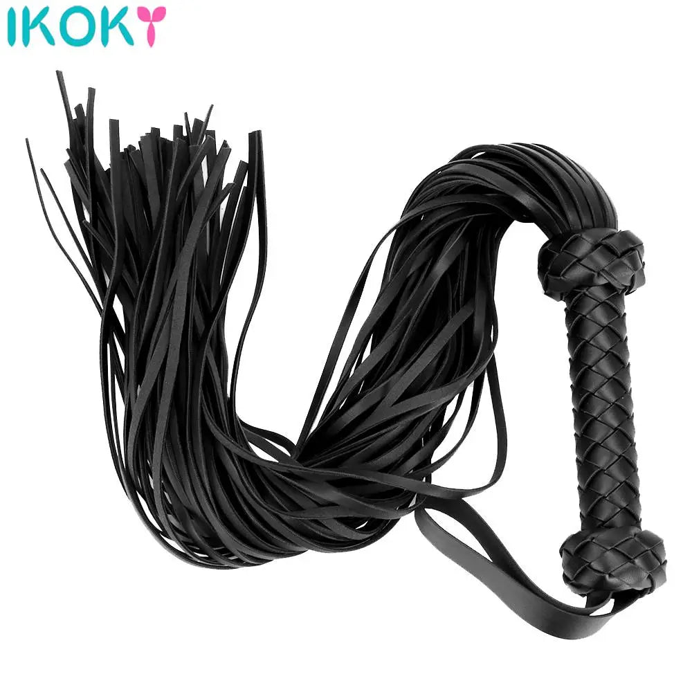 Leather Bondage Fetish Spanking Whip/Adult Flogger