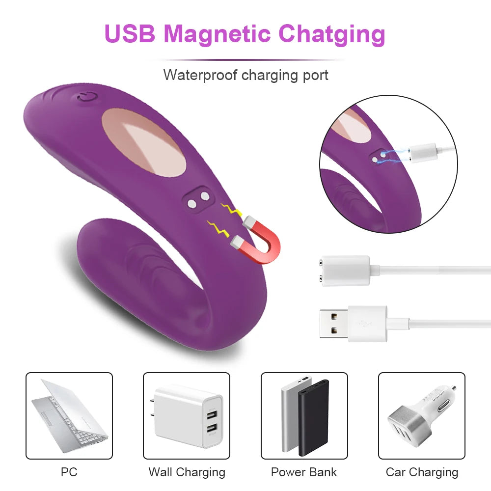 Wireless Clitoral Stimulating G-Spot Wearable Vibrator