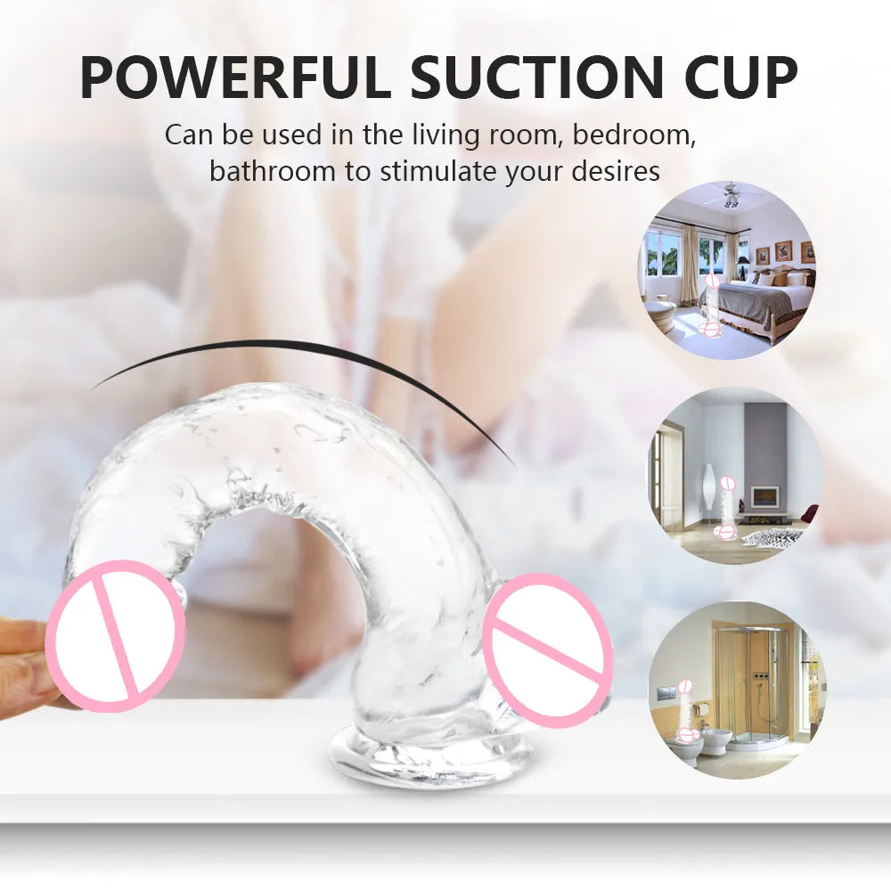 Huge Artificial Anal Dildo With Suction Cup