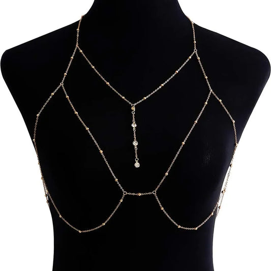 Harness Crystal Bra Body Chain Decoration Jewelry