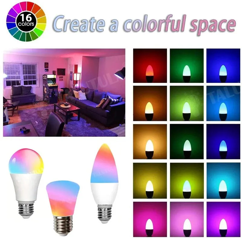 24-Key 16-Color Remote Control Atmosphere Neon Light