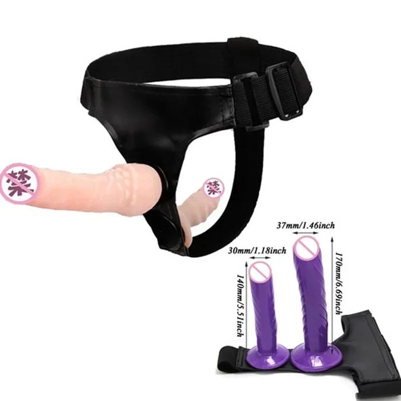 Realistic Fetish Strapon Dildo Panties Body Harness