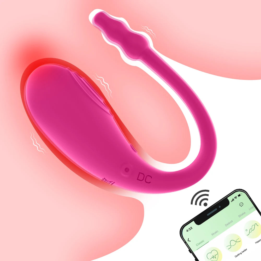 Bluetooth Clitoris  Vaginal Hotspot Rectal Massaging Vibrator