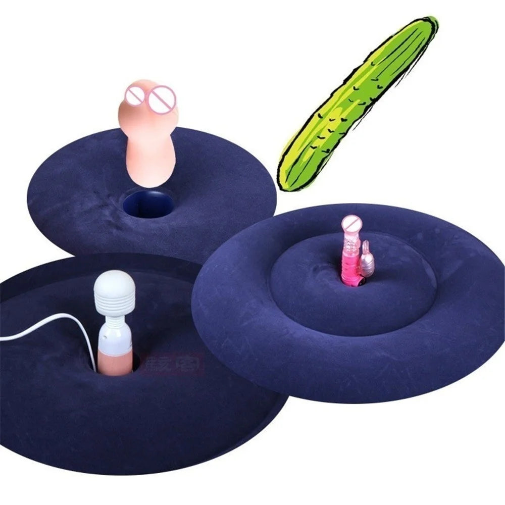 Round Shape Bed Inflatable Sex Sofa BDSM Bondage Handcuffs Sex Furniture Sexules Toys for Couples Adult Games Erotic Accessories