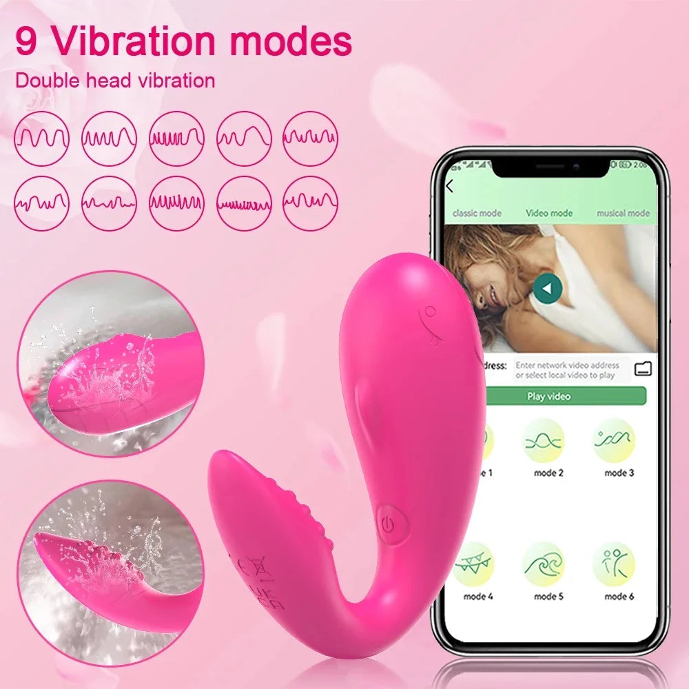 Bluetooth Remote Control G-Spot Egg Massager Vibrator