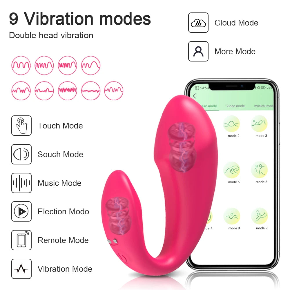 Wireless APP Remote Control Vibrator Panties Toy