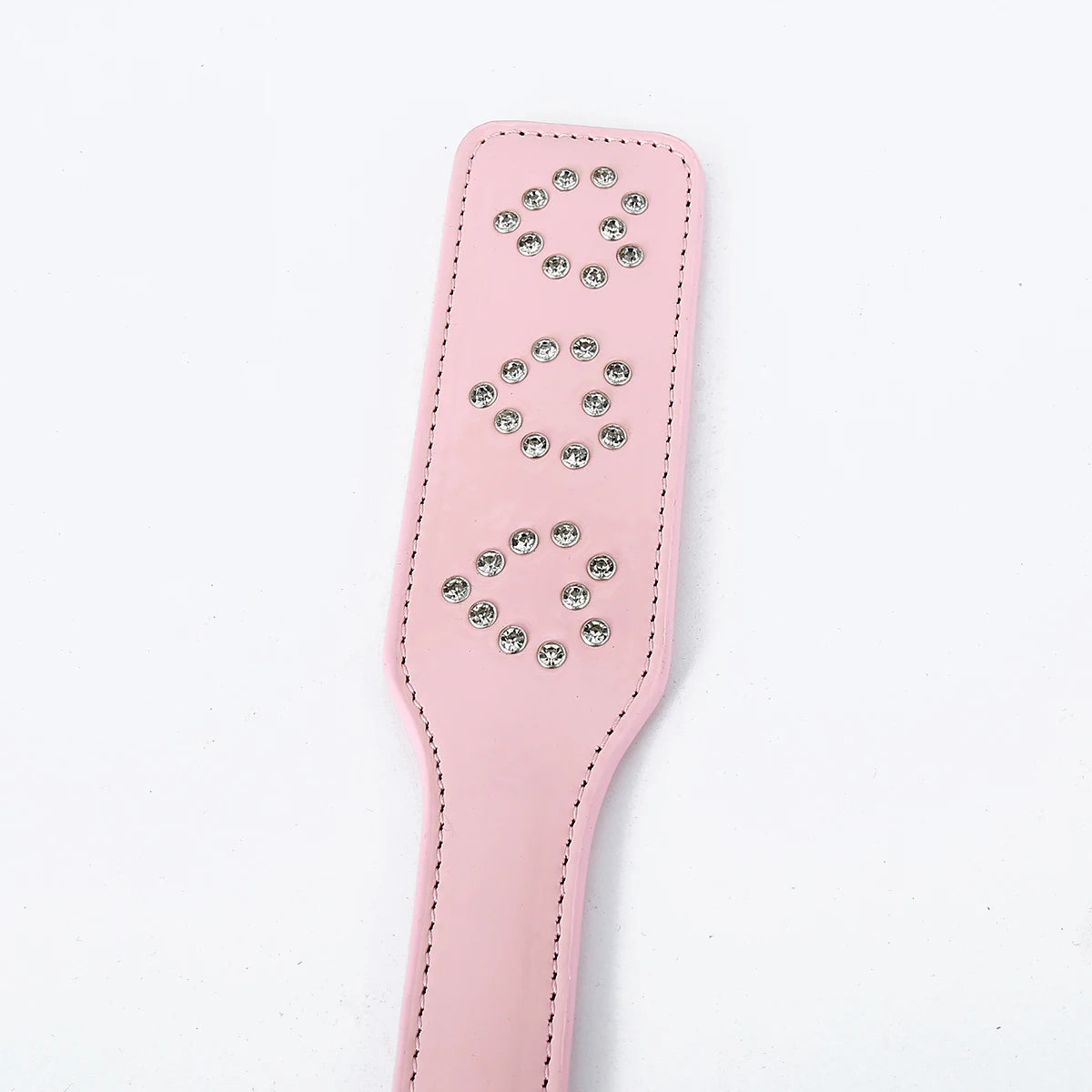 Sexual Heart Shaped Pink Faux Leather Spanking Paddle