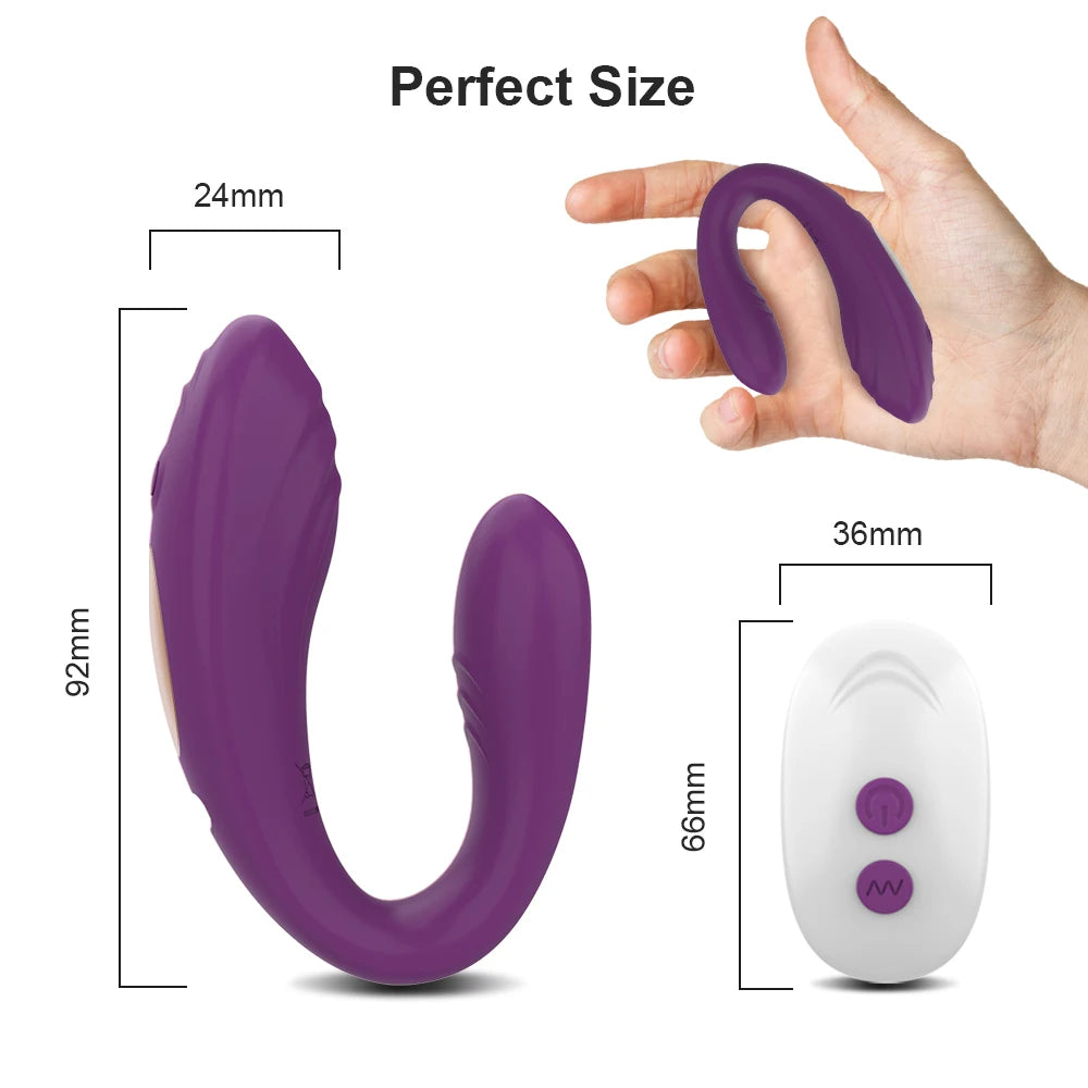 Wireless Clitoral Stimulating G-Spot Wearable Vibrator