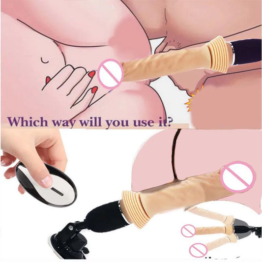 Automatic Heating Hands-Free Realistic Vibrator