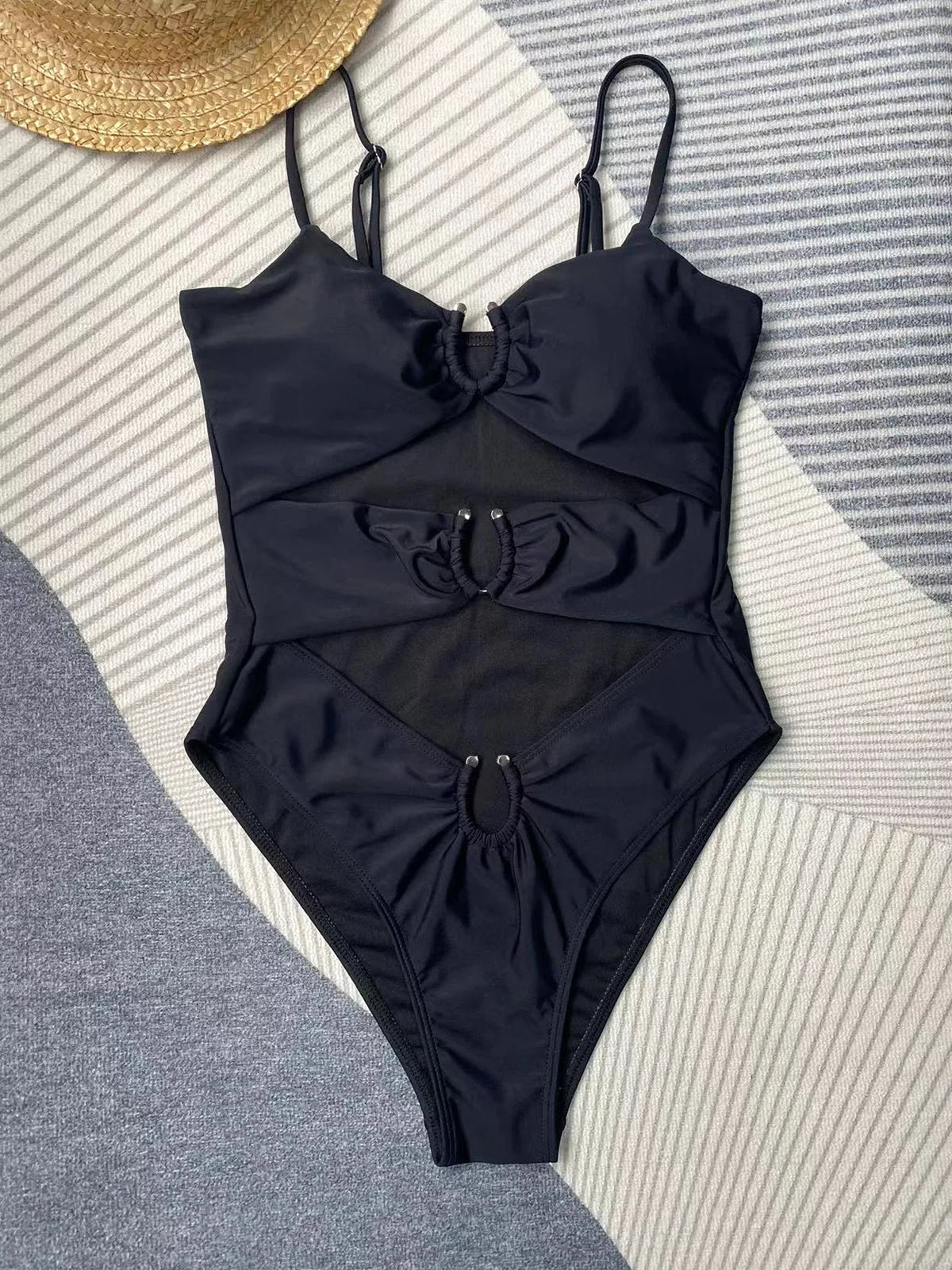 One Piece Hollow Out Backless Brazilian Swimming Suits