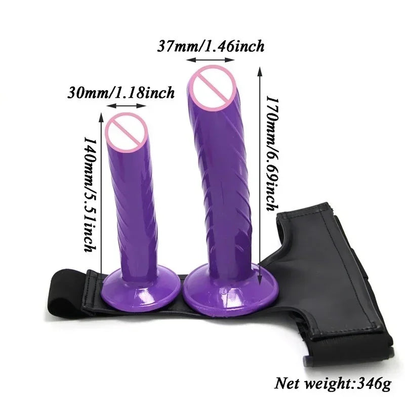 Realistic Fetish Strapon Dildo Panties Body Harness