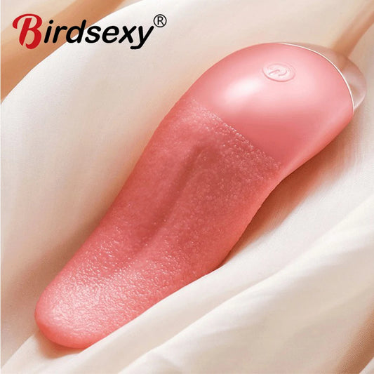 Tongue Licking Vibrator, G-spot Clitoral Stimulator Rechargeable Female Masturbator