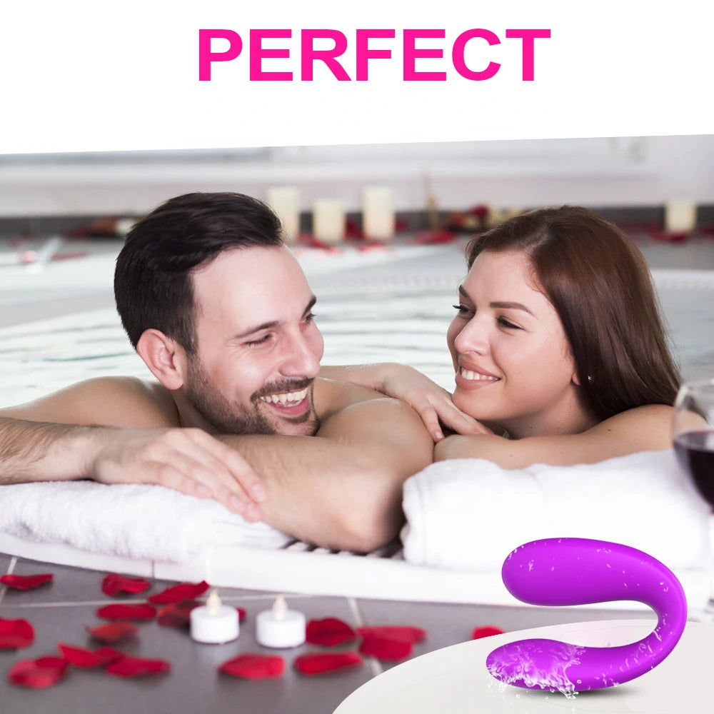 Wireless Remote Control U-Shape Wearable Dildo