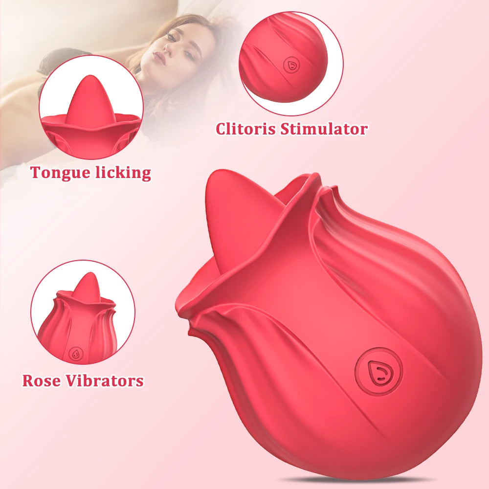 Rose Vibrator Stimulation Female Masturbation