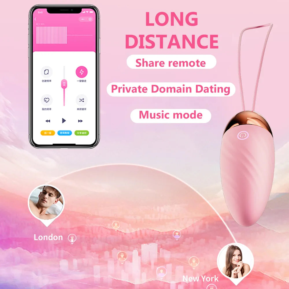 Bluetooth APP Remote Control Panties Vibrating Egg