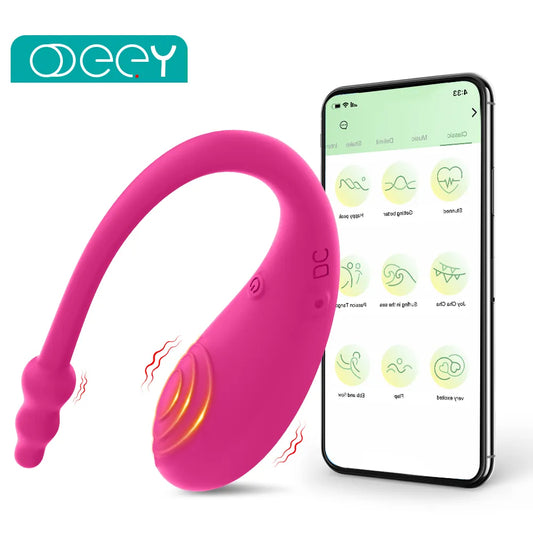 Bluetooth Clitoris  Vaginal Hotspot Rectal Massaging Vibrator