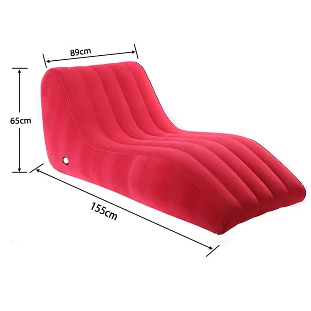 Inflatable Bondage Couch Cushion With Handcuff Sexual Position